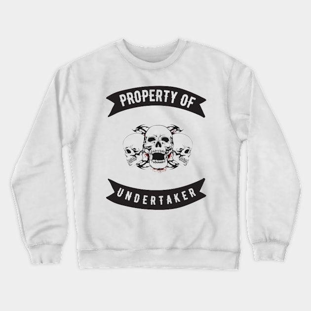 Undertaker Property Patch Crewneck Sweatshirt by Nicole James